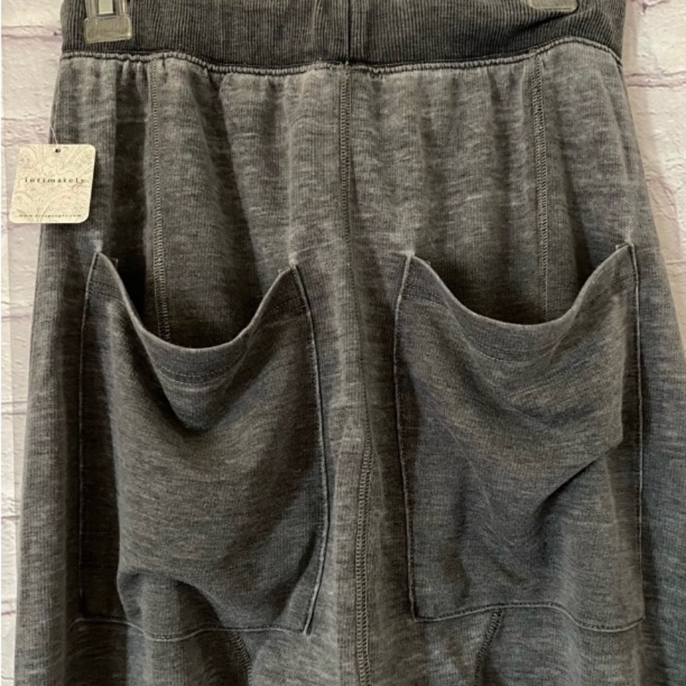 FREE PEOPLE COZY ALL DAY HAREM WASHED BLACK LEGGING,JOGGERS SIZE XS - Picture 9 of 11